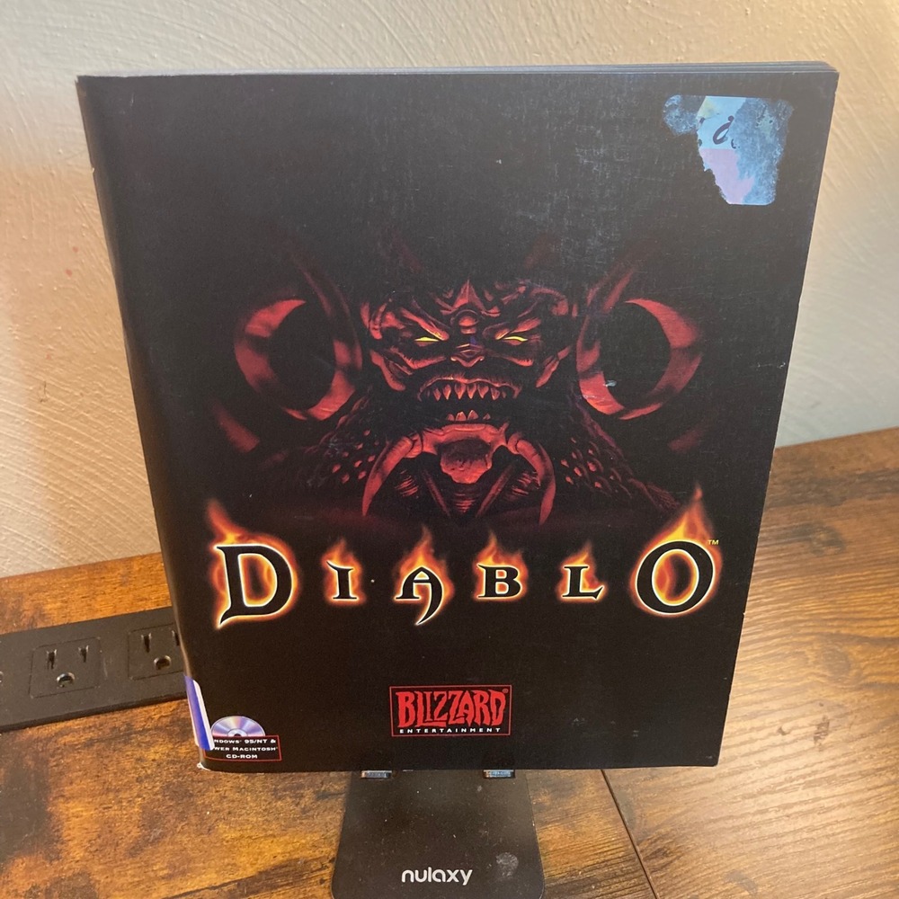Diablo Original Game Manual Full Size for PC Big Box Edition